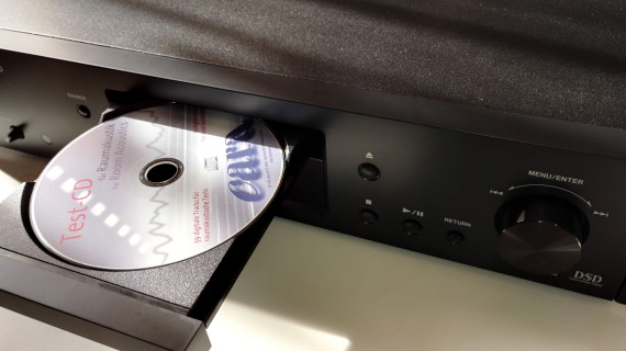 Tascam CD-240 CD-mérés, meghallgatás